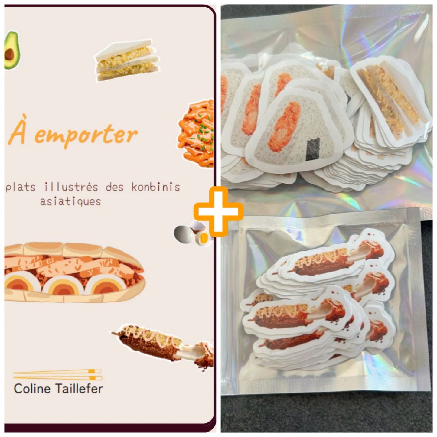 Edition limitée  “À emporter” + marque‑page perlé + dédicace + lot stickers
